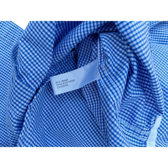 U.S. Polo Assn. Blue Casual Button Down Shirt with Tailored Fit - Picture 8 of 8